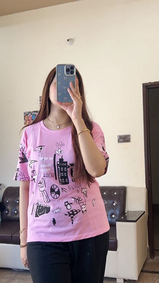 FUNCKY PLANET SUIT - PINK - M067