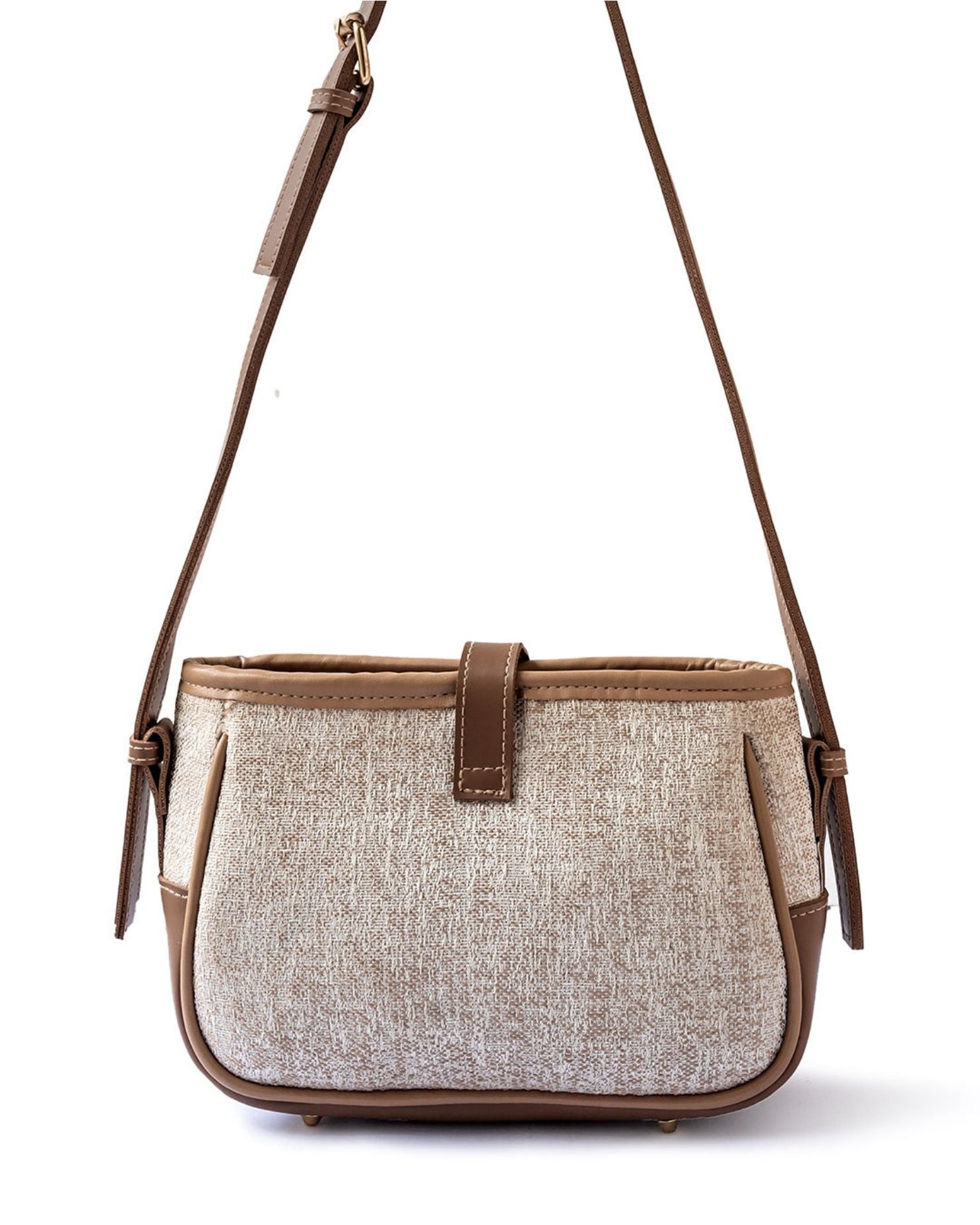 LEATHUTE CROSSBODY - BEIGE - M155
