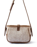 LEATHUTE CROSSBODY - BEIGE - M155 
