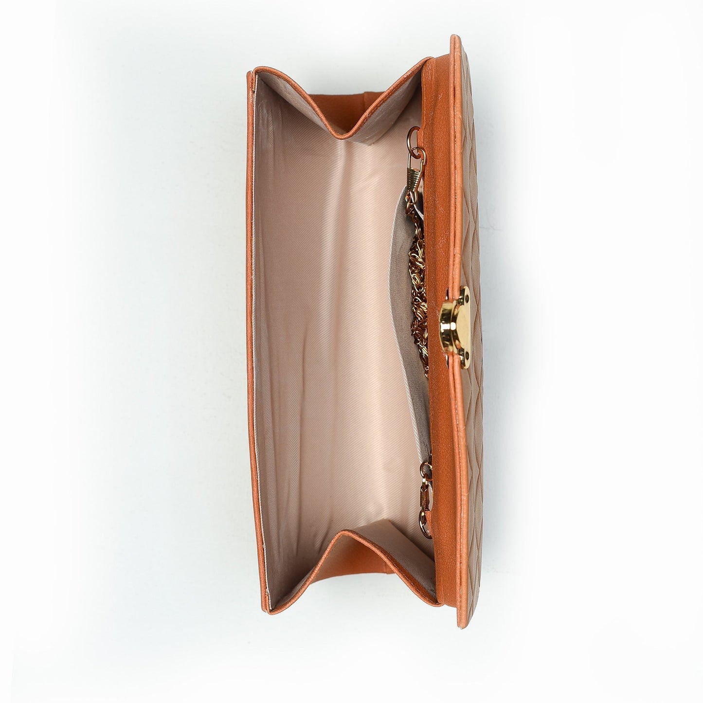 SQUARE QUILTED CLUTCH - MAROON -M026