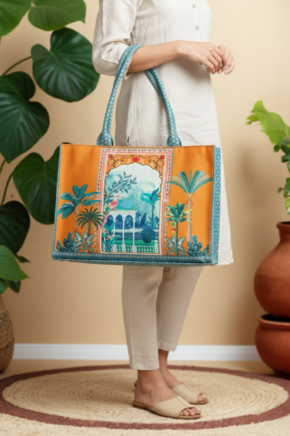 MAHRAB FLORAL CANVAS - M132