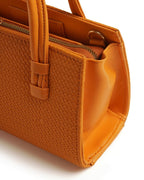 WOVEN HANDBAG - PINK - M116