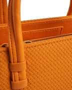 WOVEN HANDBAG - PINK - M116