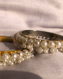 PEARL BANGLE PAIR - M160