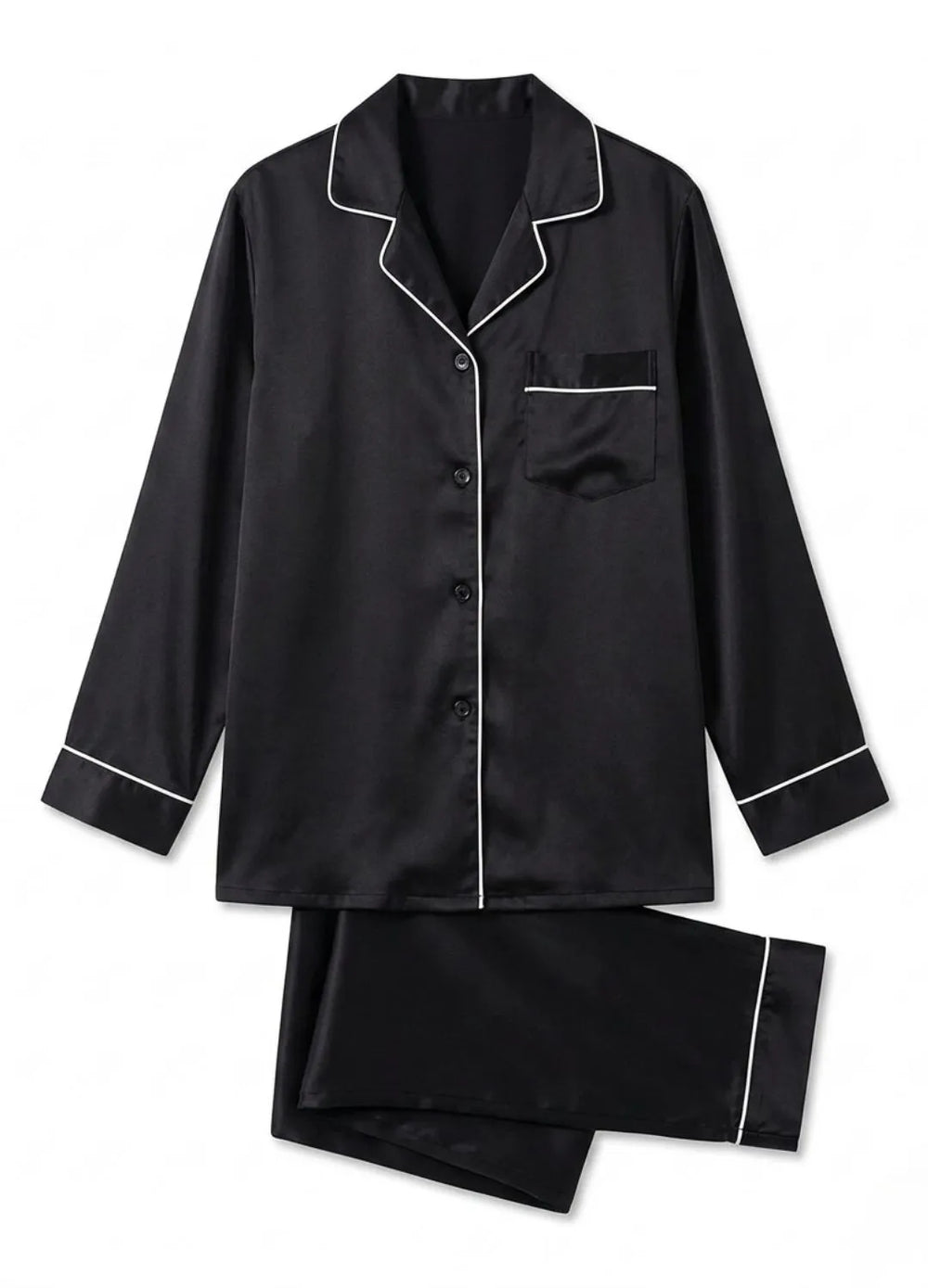 SILKPJSET-BLACK-M048