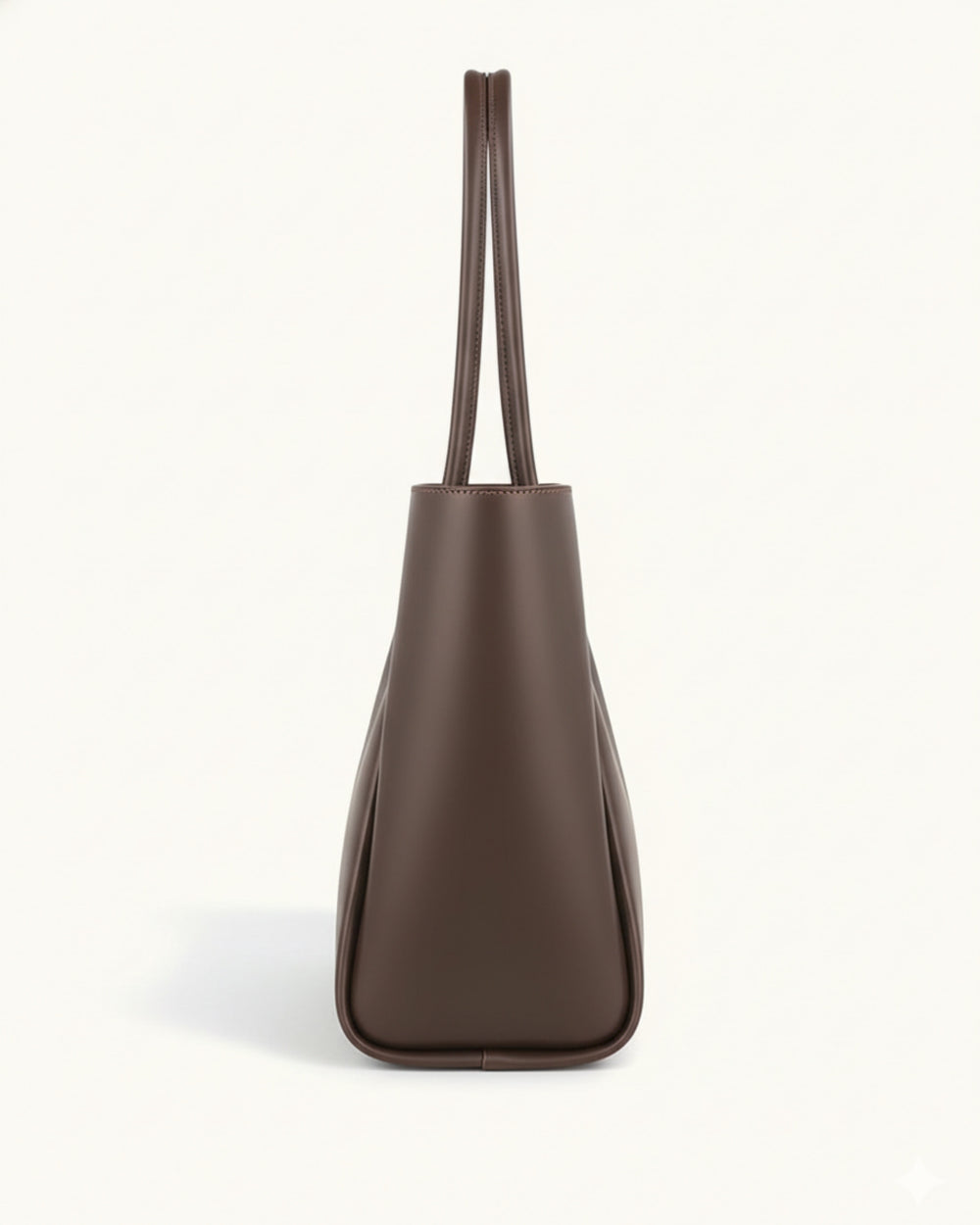 Brown handbag for women with a long handle - weststyle