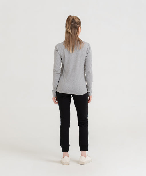 WOMEN PLAIN TEE - MAROON - M089 
