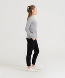 WOMEN PLAIN TEE - MAROON - M089 