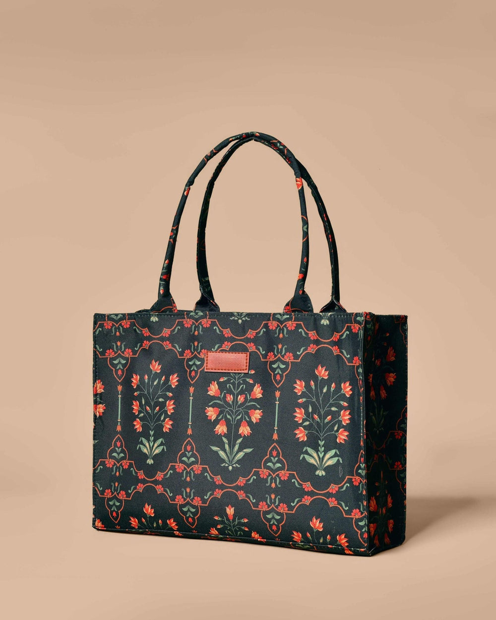 Floral Pattern Durable Canvas Tote Bag for Women in Pakistan - WestStyle