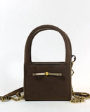 VELVET CARRY HANDBAG - M157 