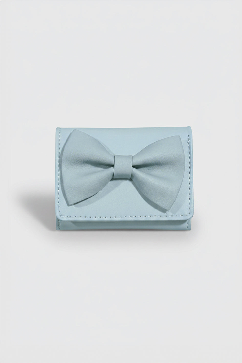 BOW WALLET - CYAN - M129