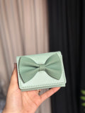 BOW WALLET - CYAN - M129 