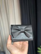 BOW WALLET - CYAN - M129