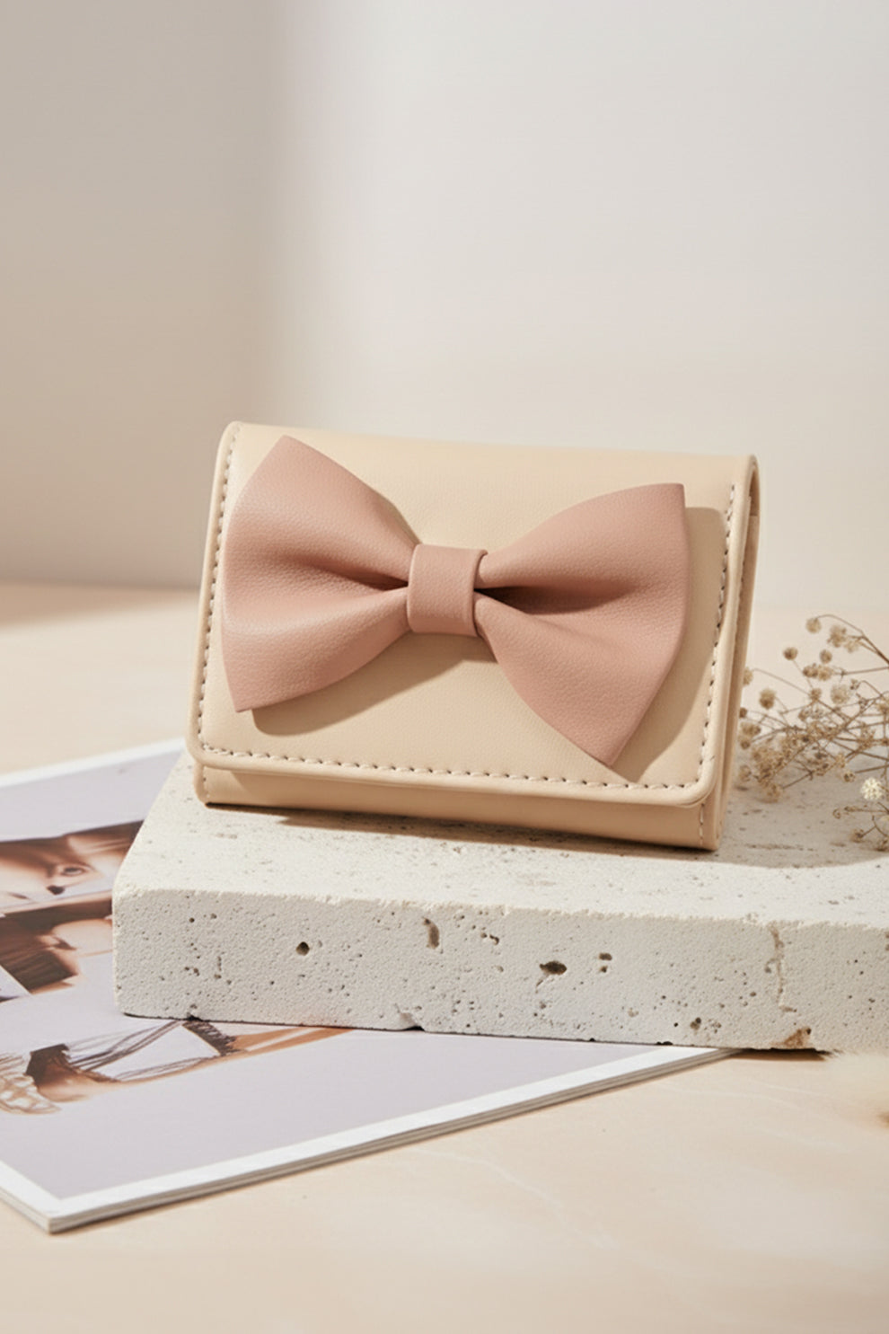 BOW WALLET - BLACK - M129