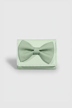 BOW WALLET - CYAN - M129