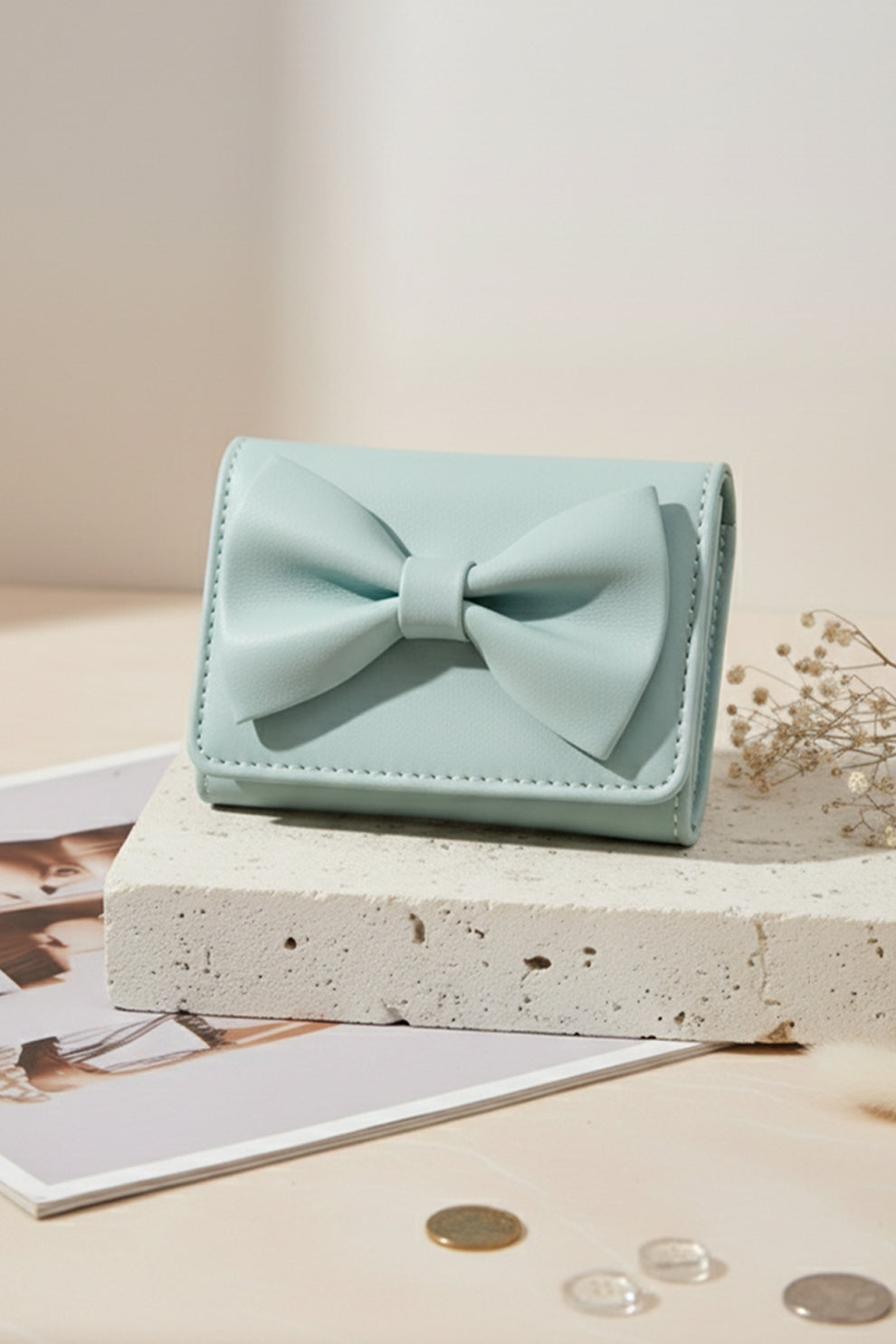 BOW WALLET - BLACK - M129