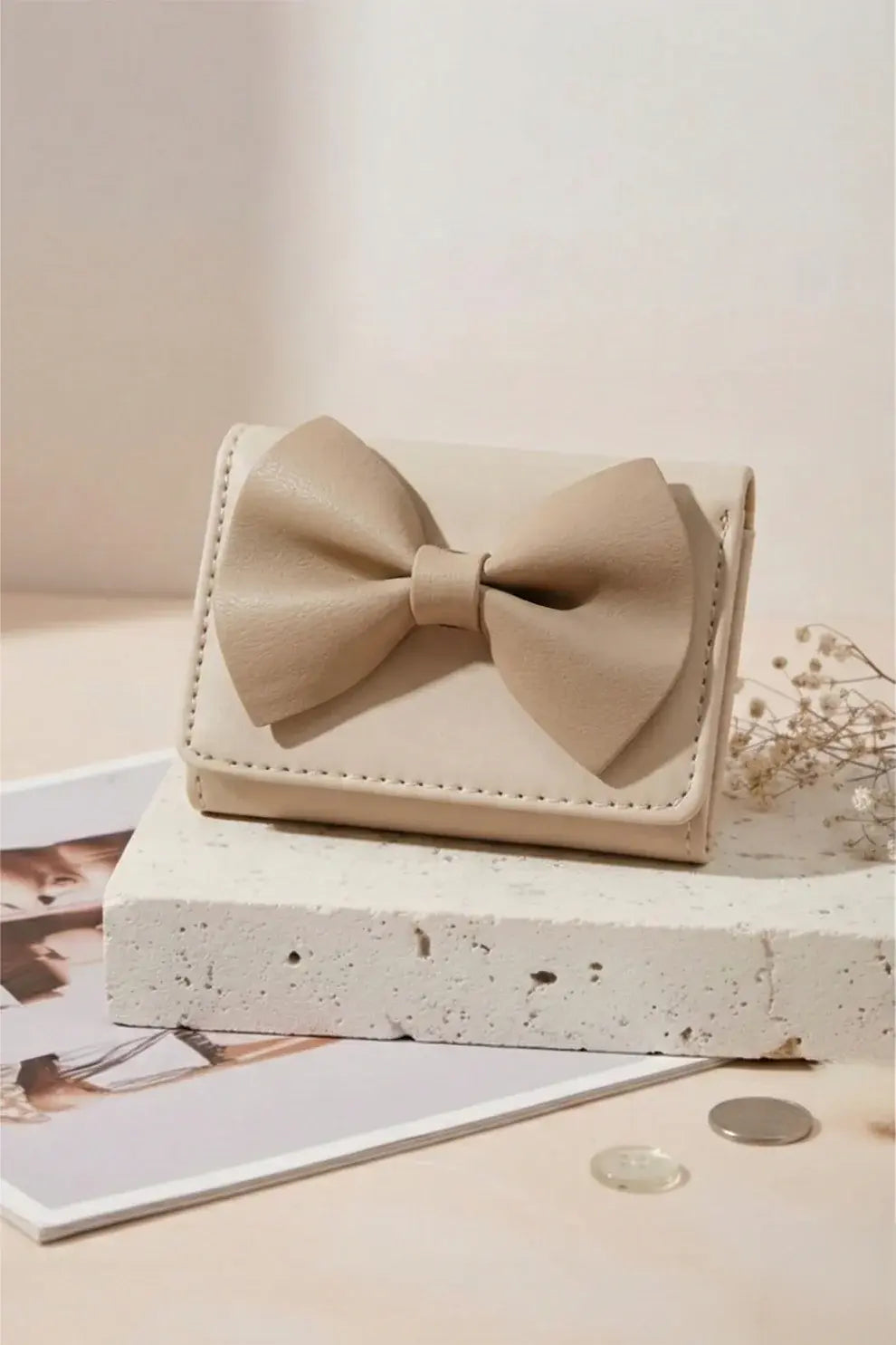 BOW WALLET - CYAN - M129 