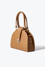 DOME SHAPED CROSSBODY - MUSTARD - M047 WestStyle