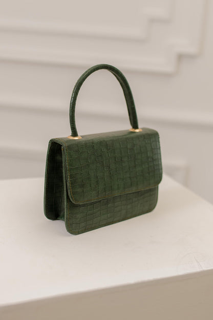 CROC CROSSBODY - BLACK - M029