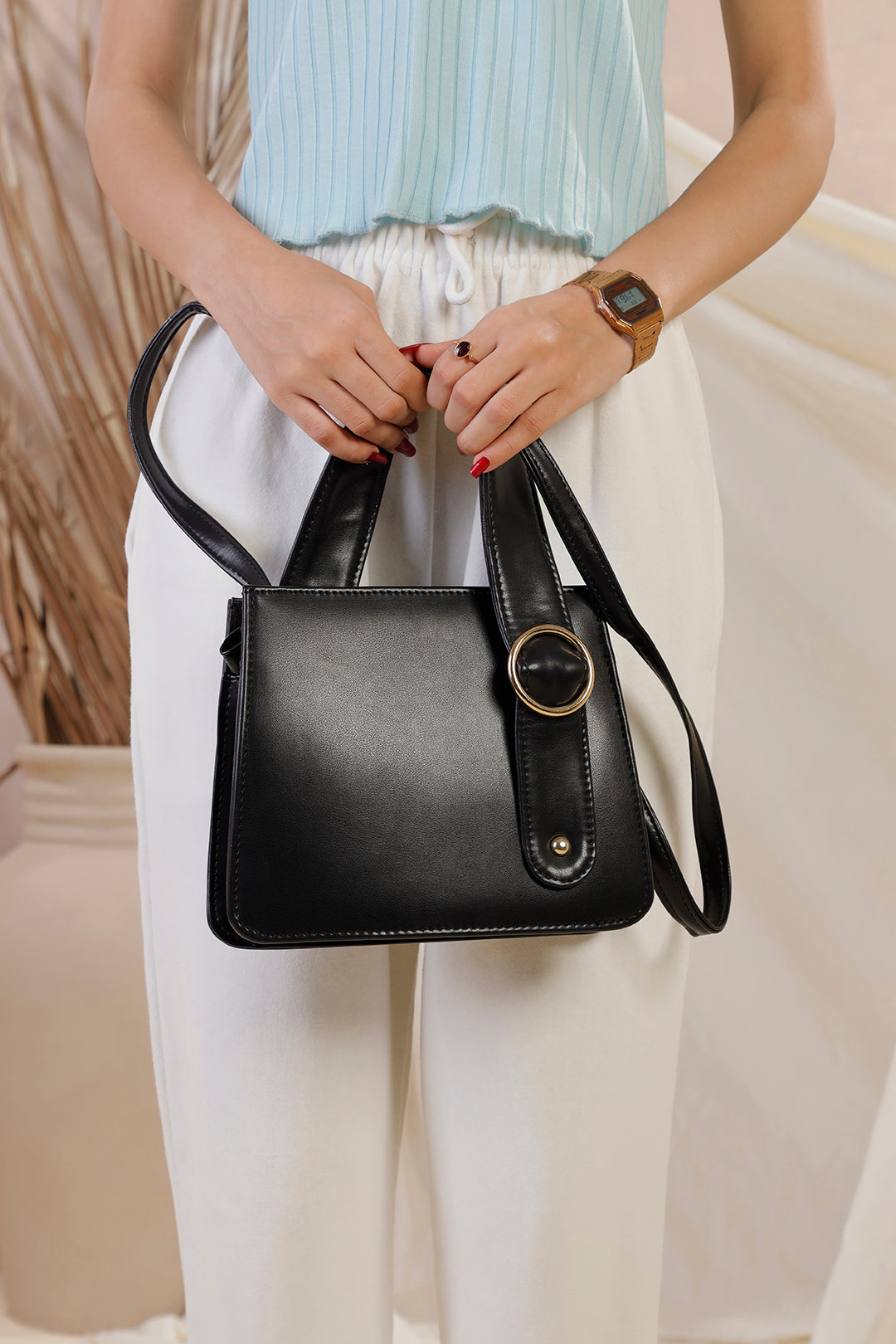 RING CROSSBODY - BLACK - M040 WestStyle