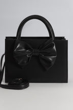 BOW CROSSBODY BAG - BLACK - M027 WestStyle