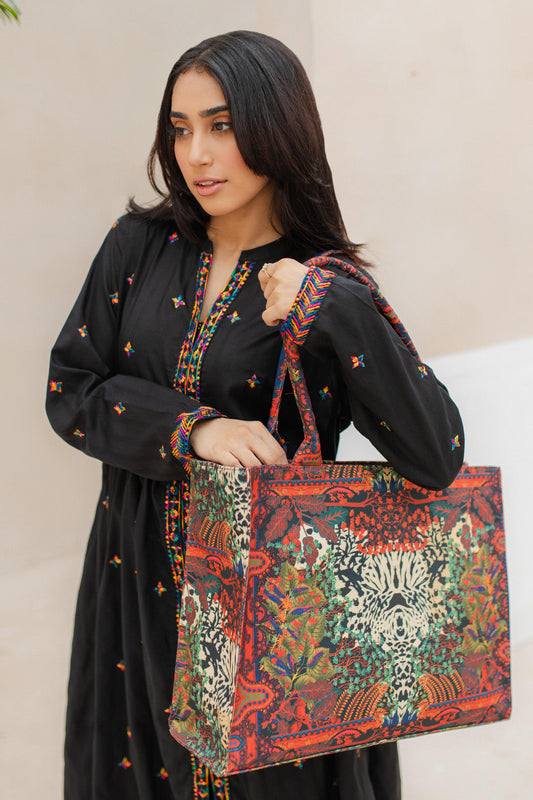 FLORAL CANVAS BAG - M032 WestStyle