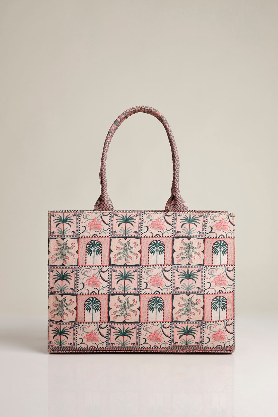 FLORAL CANVAS BAG - M019