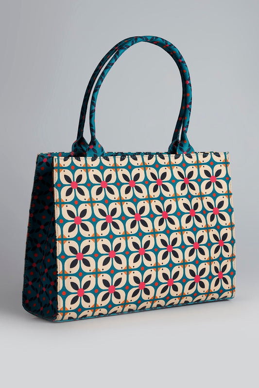 GEOMETRIC FLORAL CANVAS -  M020 WestStyle