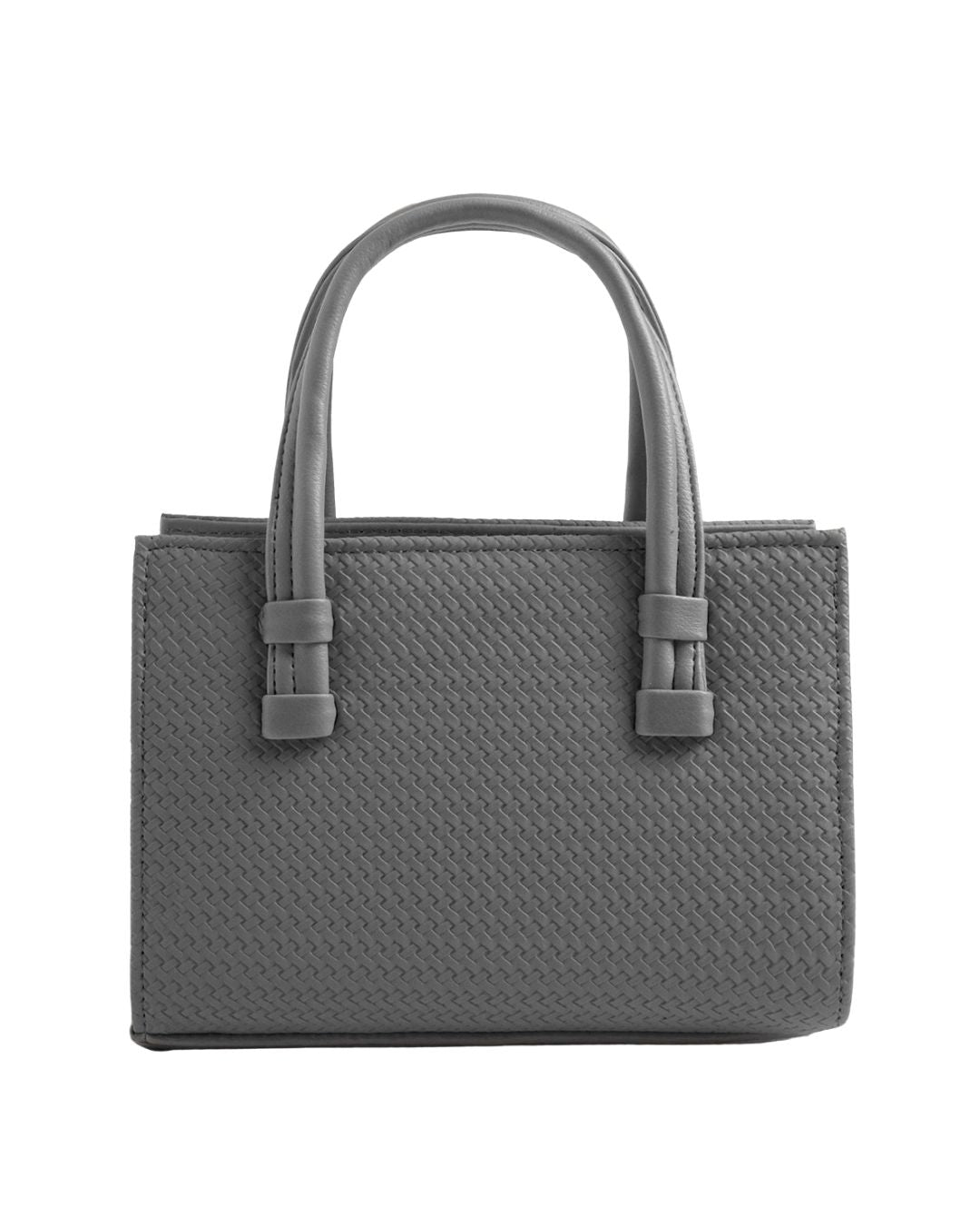 WOVEN HANDBAG - PINK - M116