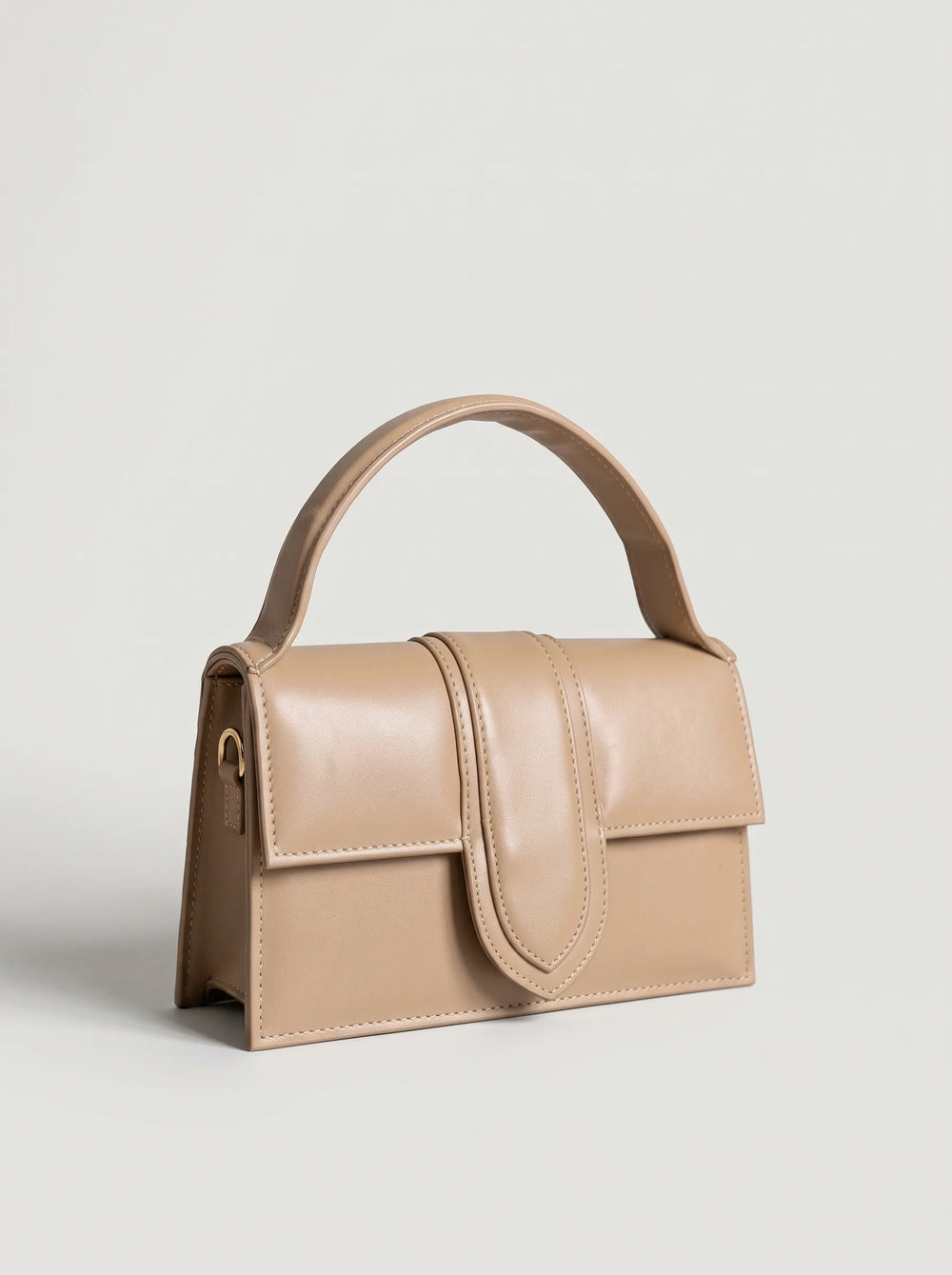 WestStyle beige satchel handbag worn crossbody with shoulder strap small side bag for women Pakistan