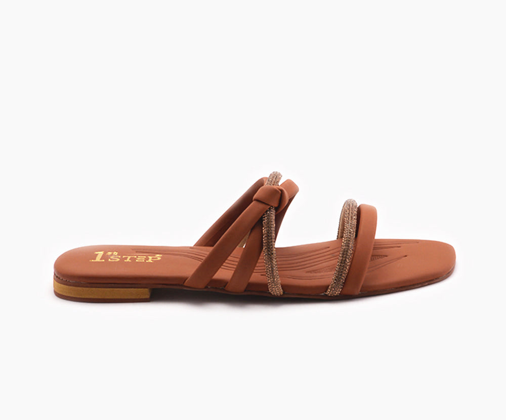 FLAT FOOTWEAR - MUSTARD - M126