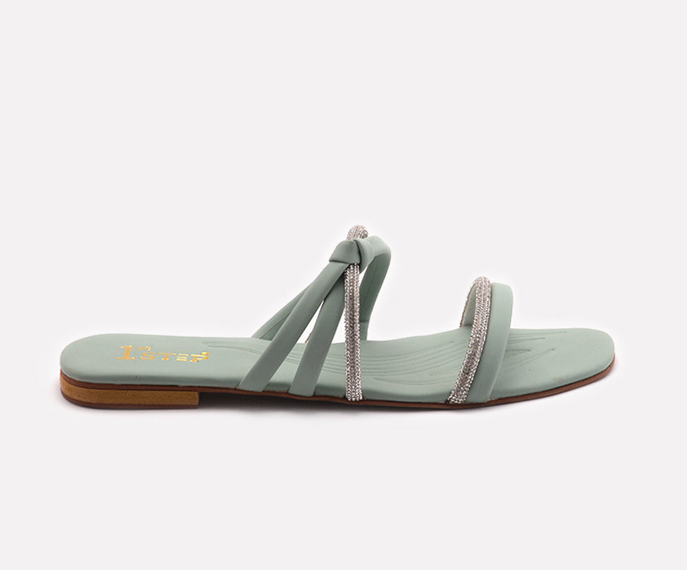 FLAT FOOTWEAR - CYAN - M126