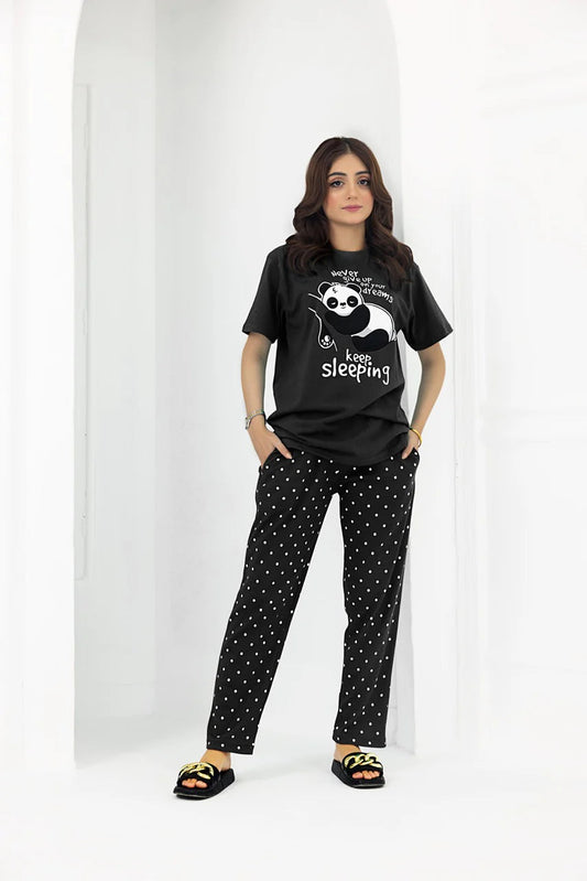 NEVER GIVE UP - BLACK - M063