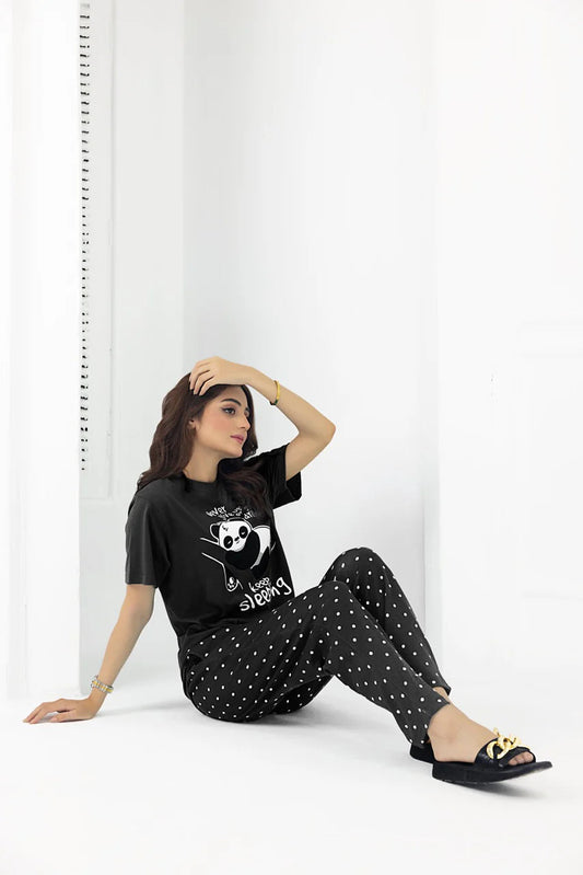 NEVER GIVE UP - BLACK - M063