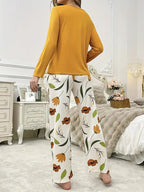 YELLOW FLOWER POCKET SUIT- YELLOW - M064