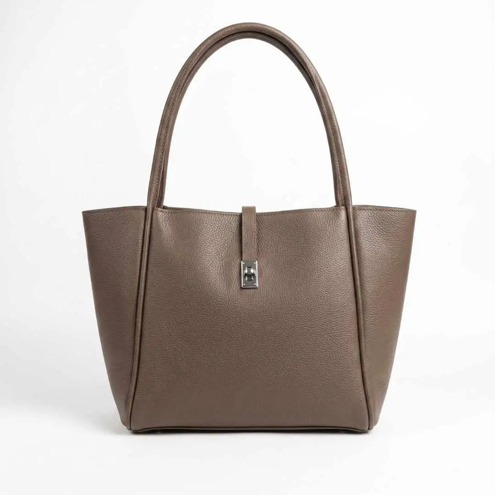 Pebbled PU leather texture detail on WestStyle Joblet cheeku tote bag and matching zip pouch — ladies bag set Pakistan