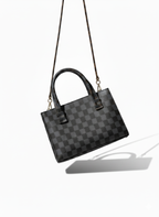 MINI CHECKERED HANDBAG - BLACK - M136