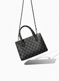 MINI CHECKERED HANDBAG - BLACK - M136 