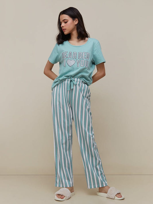 DEAR BED SUIT - BLUE - M062