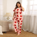 RED HEART SUIT - PINK - M058 