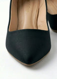 WOMEN'S NOIR COURT HEEL - BLACK - M199 
