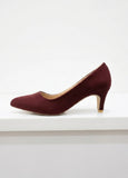 WOMEN'S GARNET COURT HEEL - MAROON - M199 