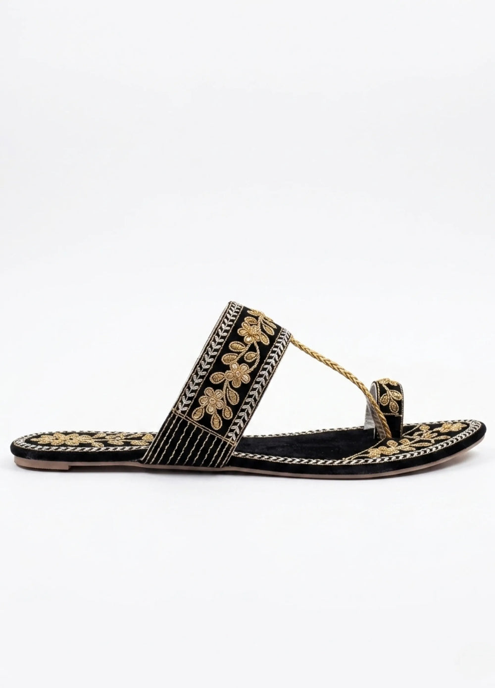 WOMEN'S VIRSA FLAT SLIDE CHAPPAL - M198 