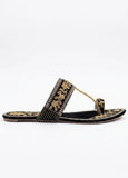 WOMEN'S VIRSA FLAT SLIDE CHAPPAL - M198 