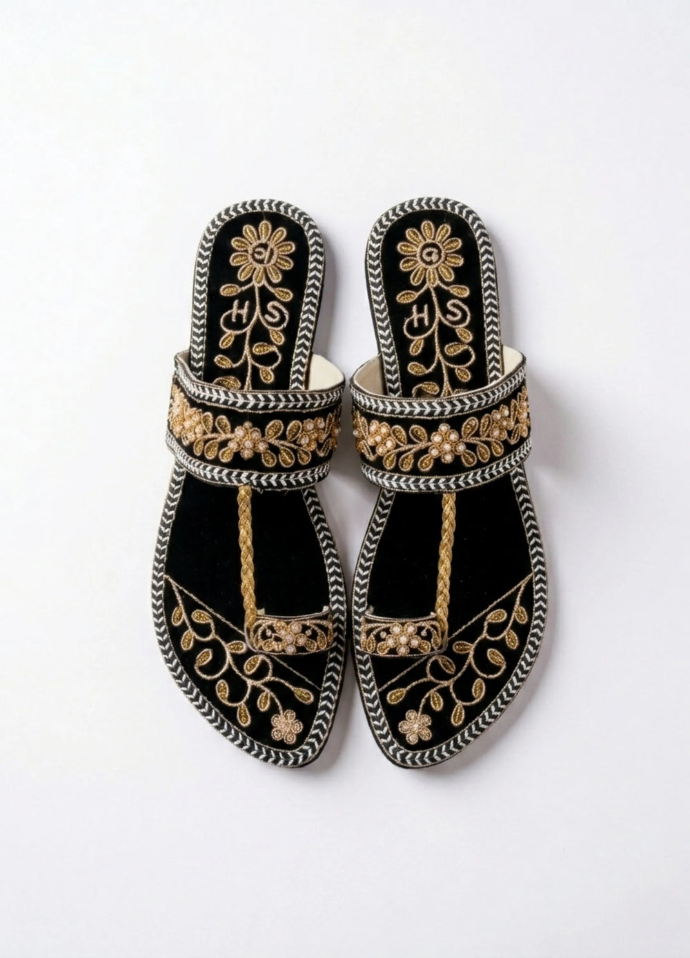 WOMEN'S VIRSA FLAT SLIDE CHAPPAL - M198 