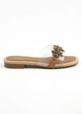 WOMEN'S JELLY FLOWER SLIDES - M195 