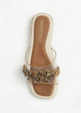 WOMEN'S JELLY FLOWER SLIDES - M195 