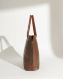 CROCODILE TOTE - BROWN - M142