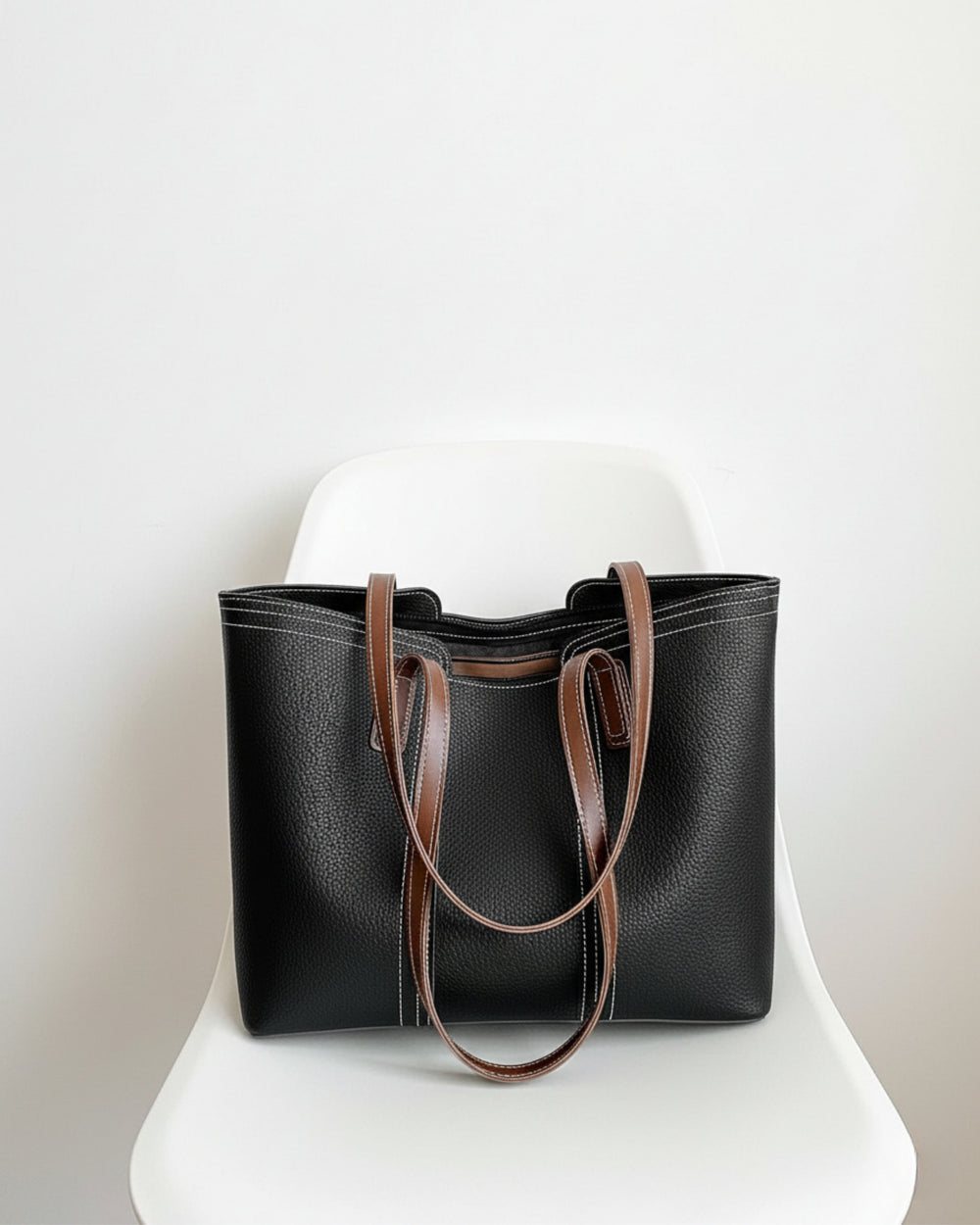 GRACE TOTE - BLACK - M077 