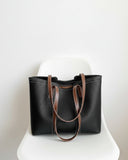 GRACE TOTE - BLACK - M077 